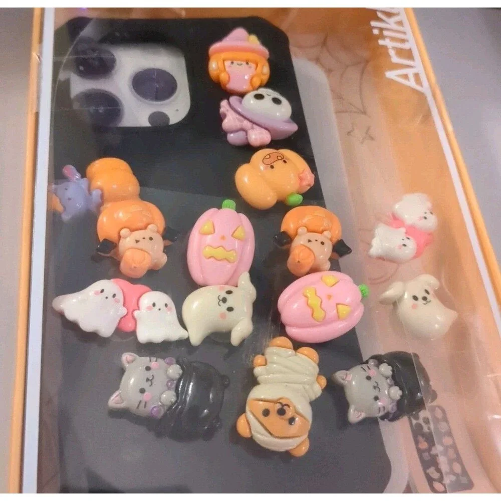 NEW Artikl iPhone 16 Pro Max Cell Case Phone Halloween Charms Ghost Mummy Witch